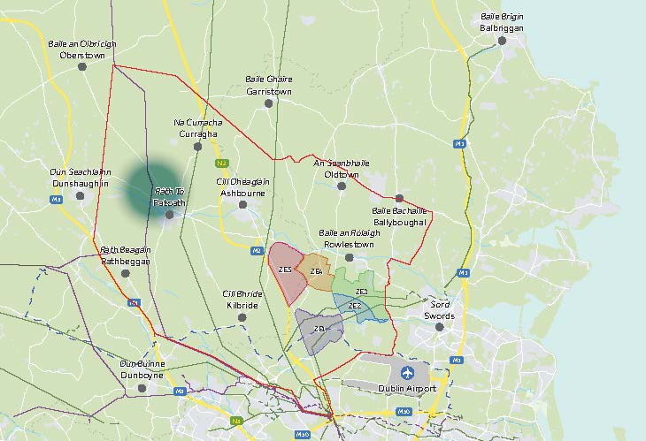 Fingal East Meath Substation Zones